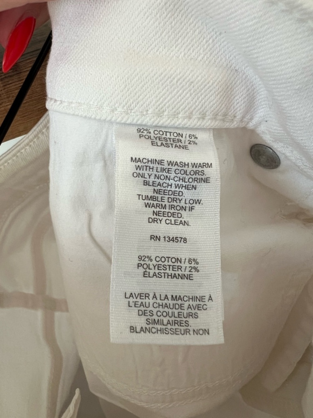 Vineyard Vines White Denim Mini Skirt Size 10 - Picture 8 of 9